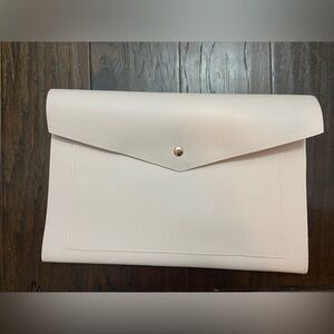 The Megan Vegan Leather Portfolio Clutch
